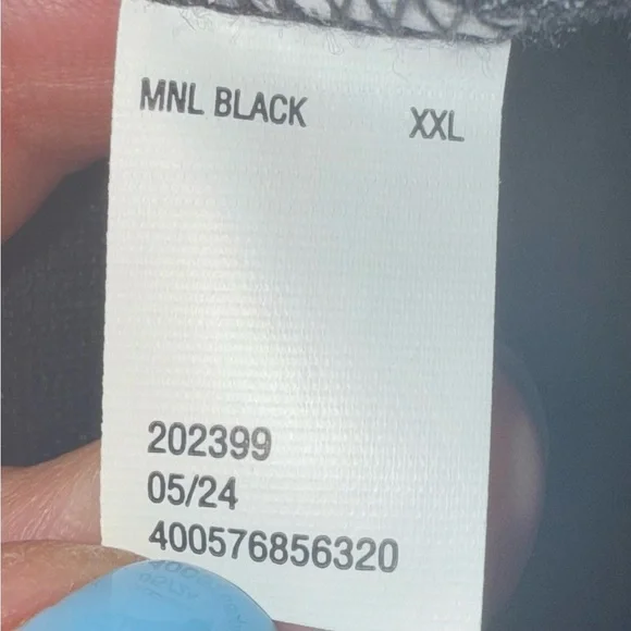 NWT Nine West Black & White Blouse Puff Sleeve Mineral Black Womens Size XXL NEW - Picture 4 of 8